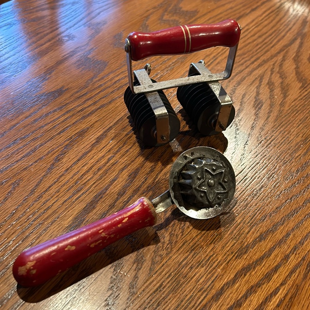 Antique Dandy Pastry Cutter and Pasta Cutter Rare